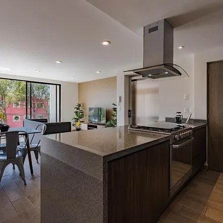 Roma Sur Apartments By Vh Mexico Chambre photo